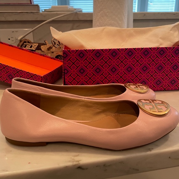 Tory Burch Shoes - Tory Burch pink flats